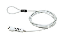 T'nB MCAV3 Anti-Theft Cable with Combination Code White