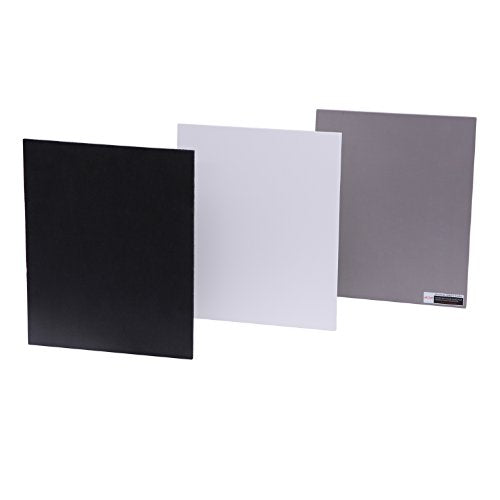 Movo Photo Color/White Balance Card Set for Digital Photography (Full-Sized, 8 X 10)