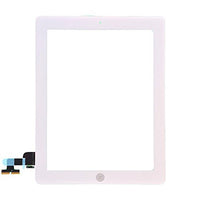 Digitizer & Home Button Assembly for Apple iPad 2 (White) with Glue Card