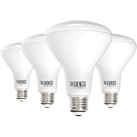 Sunco Lighting BR30 LED Bulbs, Indoor Flood Lights 11W Equivalent 65W, 5000K Daylight, 850 LM, E26 Base, 25,000 Lifetime Hours, Interior Dimmable Recessed Can Light Bulbs - UL & Energy Star 4 Pack