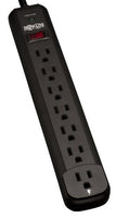 Tripp Lite 7 Outlet Surge Protector Power Strip, Extra Long 12ft Cord, Black, & Dollar 25,000 Insura