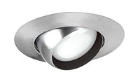 NICOR Lighting 6 inch Nickel Recessed Eyeball Trim Designed for 6 inch Housings (17506NK)