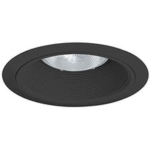 Load image into Gallery viewer, 6&quot; INCH RECESSED LIGHTING BAFFLE TRIM IN BLACK REPLACES HALO JUNO CAPRI - 75WATT
