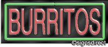 Load image into Gallery viewer, &quot;Burritos&quot; Neon Sign
