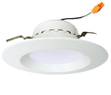 Load image into Gallery viewer, Euri Lighting DLC4-1050e LED 4&quot; Downlight, Retrofit Line, Cool White 5000K, Dimmable 13W (75W Equivalent) 800 lm 95 Degree Beam Angle, 90+ CRI, E26 Adapter, UL &amp; Energy Star Listed, T24 Comp
