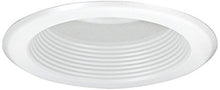 Load image into Gallery viewer, Nora 5&quot; Wide White Baffle Splay Recessed Lighting Trim
