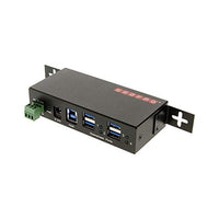 Gearmo USB 3.0 4 Port Industrial Metal Hub w/15KV ESD Protection
