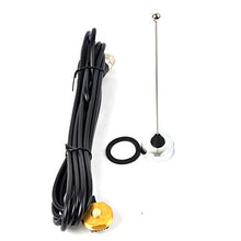 Load image into Gallery viewer, HYS TCJ-N1 UHF NMO 400-470 Mhz Antenna with 13 ft RG58 Coax Cable NMO to UHF PL259 Connector for Yaesu Kenwood HYT Vertex Icom Mobile Radios
