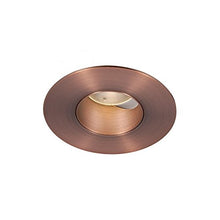 Load image into Gallery viewer, WAC Lighting HR2LEDT309PF840CB Tesla PRO 2&quot; LED Round 0-30 Degree Adjustable Trim with Light Engine 4000K Flood Beam, 40, Copper Bronze
