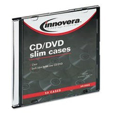 Load image into Gallery viewer, 4COU CD/DVD Polystyrene Thin Line Storage Case, Clear, 50/Pack
