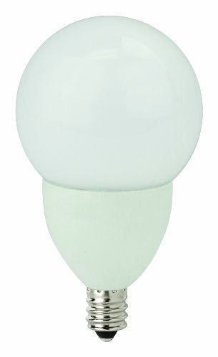 TCP LED5E12G1627KF Candelabra LED Bulb, Frosted G16, 5W (40W Equiv.) - Dimmable - 2700K - 300 Lm.