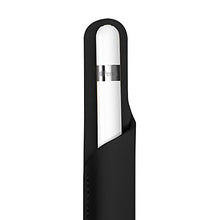Load image into Gallery viewer, PencilSnap | Napa Leather Magnetic Protective Carry Case for Apple Pencil, 1st Gen (black)
