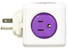 Load image into Gallery viewer, Allocacoc PC-1910/USRU4P 1910 Adapter, 4 outlets+2USB, Purple
