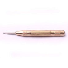 Load image into Gallery viewer, ATOPLEE Automatic Center Punch, Brass Body, 5in
