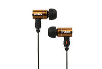 Fostex USA Fostex TE05BZ In-Ear Stereo Headphones with Detachable Cable and Microphone, Bronze (TE-05BZ)