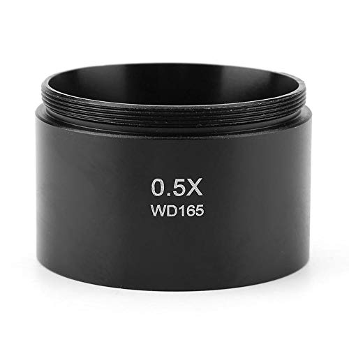 0.5X Auxiliary Stereo Microscope Objective Lens KP-0.5X Working Distance 165mm for Industry Video Microscope 48mm Mounting/Port/Interface