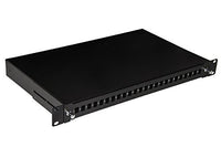 Link Fibre Optic lkfo24N Drawer 24Ports for Adapters LC Duplex 1Unit for 19Installation, Black