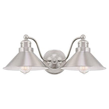 Load image into Gallery viewer, Kira Home Welton 19&quot; Modern Industrial 2-Light Wall Sconce, Brushed Nickel Finish
