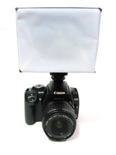 Load image into Gallery viewer, Opteka SB-1 Mini Universal Studio Soft Box Flash Diffuser for Canon EOS Speedlite 430EX II, 600EX-RT &amp; 320EX Flash Units
