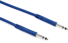 Load image into Gallery viewer, Mogami PJM 1806 Bantam TT Patch Cable - 18 inch Blue
