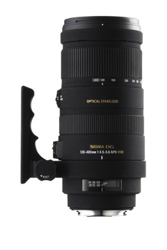 Sigma 120-400mm f/4.5-5.6 AF APO DG OS HSM Telephoto Zoom Lens for Canon Digital SLR Cameras