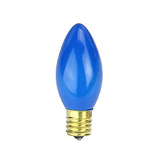 Load image into Gallery viewer, Sienna Pack of 4 Opaque Ceramic Blue C9 Christmas Replacement Bulbs
