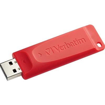 VER95507 - Verbatim 8GB Store n Go USB Flash Drive - Red