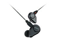 Fostex USA Fostex TE04 In-Ear Stereo Headphones with Detachable Cable and Microphone, Jet Black (TE-04BK)