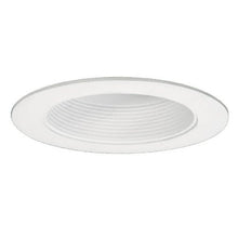 Load image into Gallery viewer, Halo 492PS06 LED Downlight Trim, 6&quot; Baffle Shower Trim - White Trim with White Baffle
