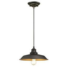 Load image into Gallery viewer, Westinghouse Lighting 6344700 Pendant, One Light, Oil Rubbed Bronze/Bronze
