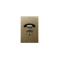 DoorBell Fon DP38 Door Answering System, M&S Mount, Brass (DP38-BM)