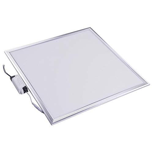ZEEZ Lighting - 2FT x 2FT 48W Cool White LED Troffer Panel Light Recessed Dropped Ceiling Flatpanel Fixture - 1 Pack