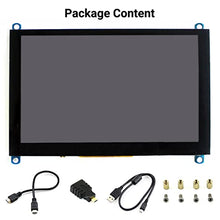 Load image into Gallery viewer, waveshare Raspberry Pi 800X480 5inch HDMI LCD H Capacitive Touch Screen LCD HDMI Interface Supports Multi Mini-PCs and Multi Systems
