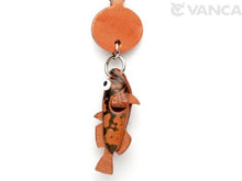 Load image into Gallery viewer, Stonefish Leather Fish/SeaAnimal mobile/Cellphone Charm VANCA CRAFT-Collectible Cute Mascot Made in Japan

