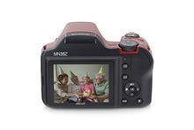 Load image into Gallery viewer, Minolta 20 Mega Pixels WiFiDigital Camera with 35x Optical Zoom &amp; 1080p HD Video Optical with 3-Inch LCD, 4.8 x 3.4 x 3.2, Red (MN35Z-R)
