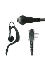 Load image into Gallery viewer, ARC G31021 Earhook Headset Earpiece Lapel Mic for ICOM 2-Pin Radios (See List)
