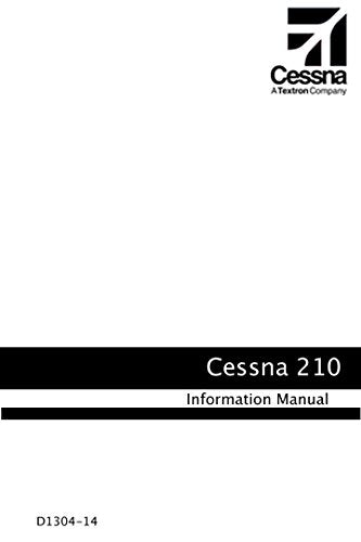 Cessna Aircraft Information Manual - 210