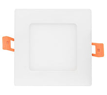 Load image into Gallery viewer, Westgate Lighting 9W 4 Inch Ultra Slim Square Shaped LED Retrofit Recessed Lighting Downlight - Dimmable LED Ceiling Light Fixture for Home Office - No Housing Required (1 Pack 3000K Warm White)
