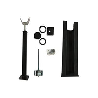 Manual Barrier Gate Complete kit 16ft Aluminum Arm-Counter Weight Receiver Stand