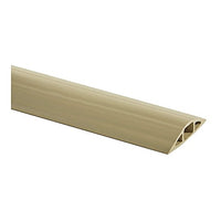 Cable Protector, 1 Channel, Beige, 25 ft. L