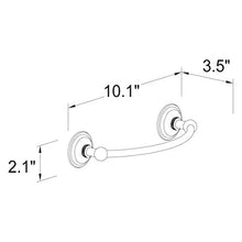 Load image into Gallery viewer, Ginger 2605/SN London Terrace 8&quot; Towel Bar, Satin Nickel
