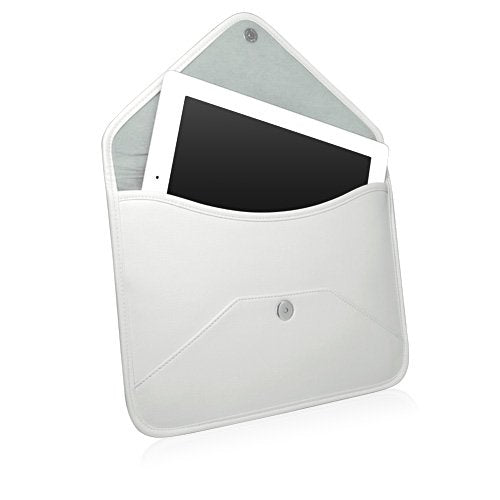BoxWave iPad 2 Case, [Elite Leather Messenger Pouch] Synthetic Leather Cover w/Envelope Design for Apple iPad 2 - Ivory White
