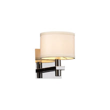Load image into Gallery viewer, PLC Lighting 581 PC 1 Light Sconce, Concerto Collection, Polished Chrome Finish
