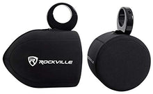 Load image into Gallery viewer, Pair Rockville RWBC Neoprene Covers for 6.5&quot;&quot; Marine Wakeboard Tower Speakers, Black
