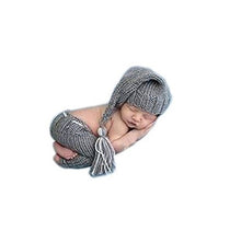 Load image into Gallery viewer, Pinbo Newborn Baby Crochet Knitted Photo Photography Prop Hat Pants Outfits
