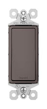 Load image into Gallery viewer, Legrand radiant 15 Amp Rocker Wall Switch, Decorator Light Switches, Brown, Single Pole, TM870
