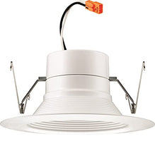 Load image into Gallery viewer, Lithonia Lighting 5/6 Inch White Retrofit LED Recessed Downlight, 12W Dimmable with 2700K Warm White, 750 Lumens
