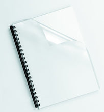 Load image into Gallery viewer, Fellowes 5376001 PVC Binding Covers A4 150 Microns Clear 100 Pack
