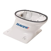 Load image into Gallery viewer, Seaview Forward Rake 5&quot; Tall Radar Mount, White, PMF-57-M1
