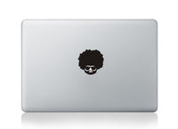 Afro dude applo logo Macbook Decal Skin Sticker Laptop